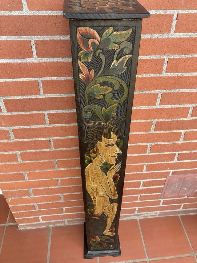 Estantería cd madera étnica