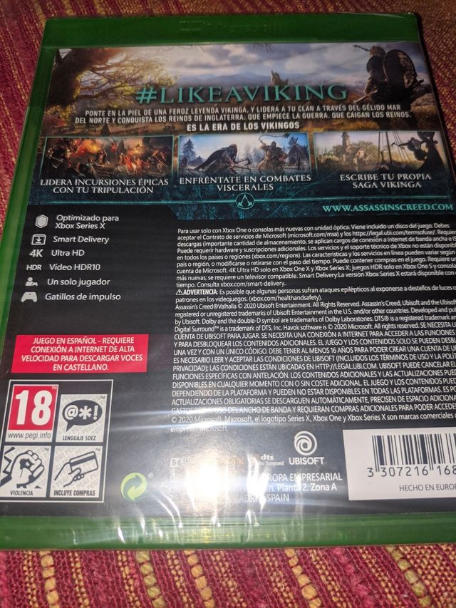Assassin's Creed Valhalla Xbox Nuevo