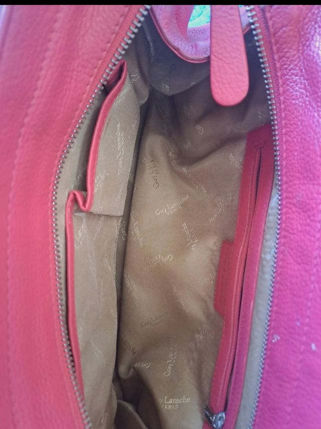 Bolso Guy Laroche color coral