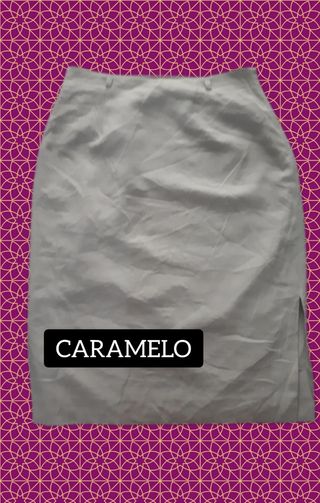 Falda Caramelo blanca T44