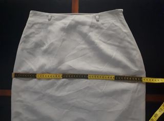 Falda Caramelo blanca T44