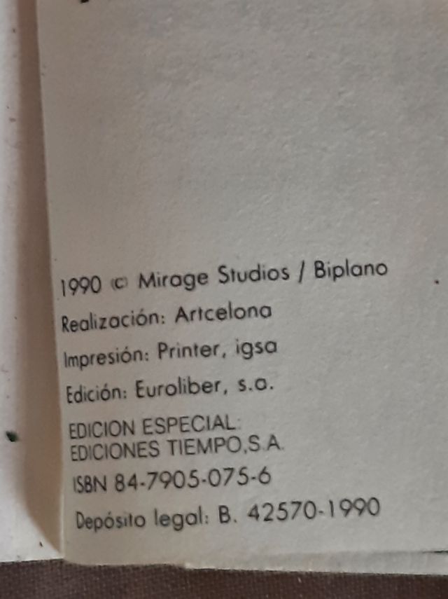 Pequeño libro Tortugas Nknja