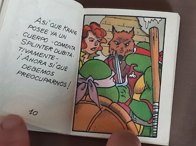 Pequeño libro Tortugas Nknja