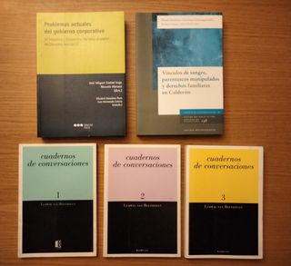 Libros variados, a 40 € cada uno 