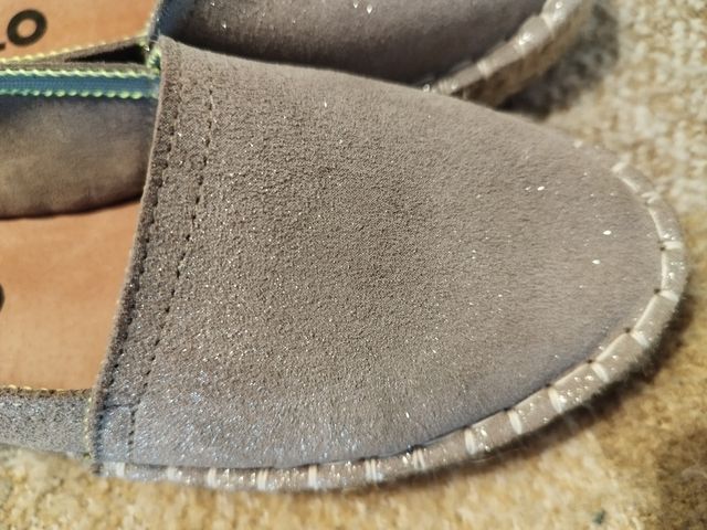 Alpargatas zapatillas de piel mujer 40 (39)