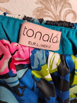 Mono satinado estampado