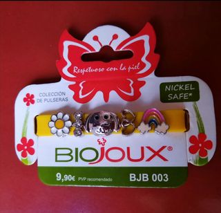 Pulsera de silicona, amarilla