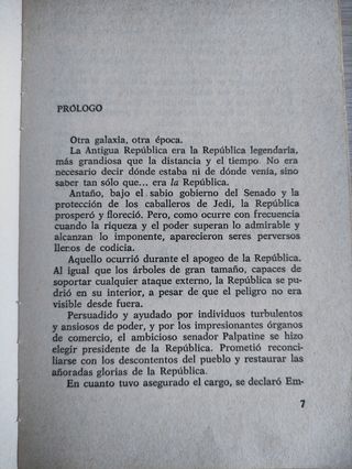 Novela Star Wars 1977 George Lucas