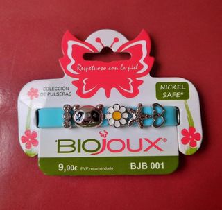 Pulsera de niña de silicona, azul