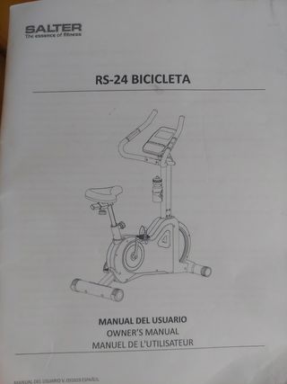 BICICLETA ESTÁTICA SALTER RS24