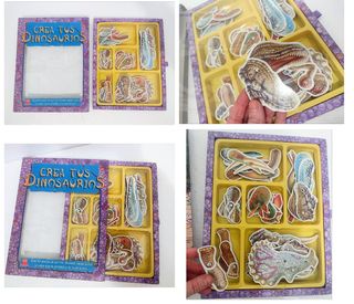 JUEGO JUGUETE VINTAGE CON REGALO ENCI. DINOSAURIOS
