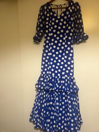 Vestido de sevillanas a medida de niña de 16 años