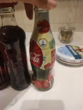 Bottiglie coca-cola (3 pezzi) da collezione