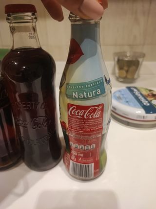 Bottiglie coca-cola (3 pezzi) da collezione