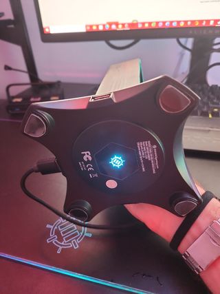 Bungee usb hub gamer portador ratón y cascos