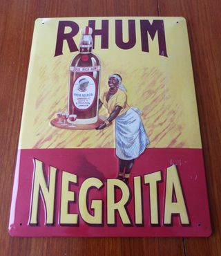 cartel de rhum o ron NEGRITA cartello