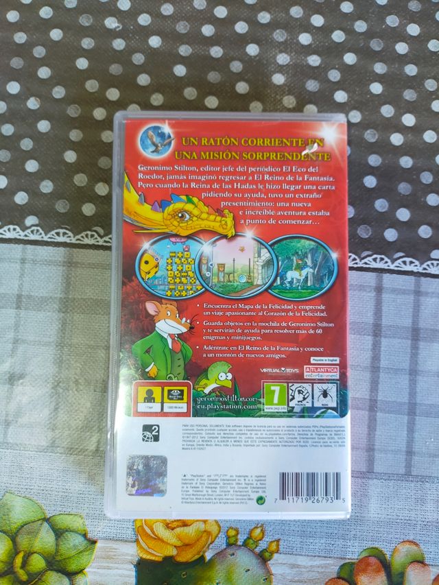 Pack 2 juegos Geronimo Stilton para PSP