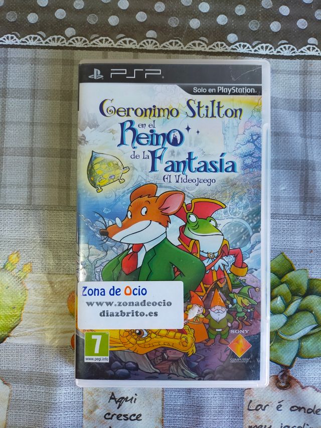 Pack 2 juegos Geronimo Stilton para PSP