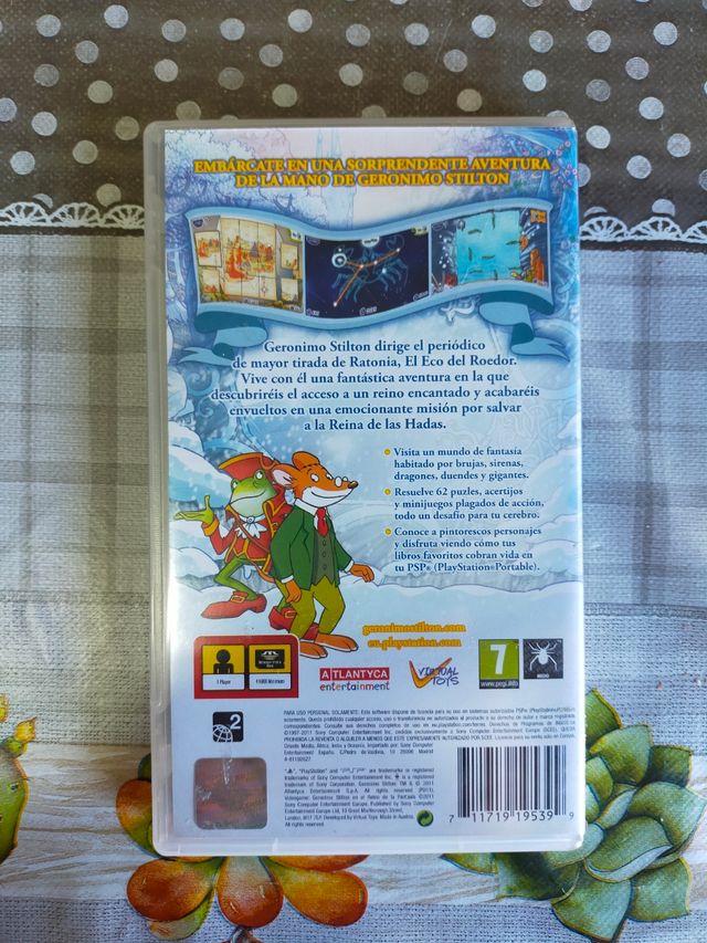 Pack 2 juegos Geronimo Stilton para PSP