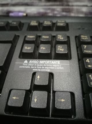 Teclado ps/2 HP como nuevo !