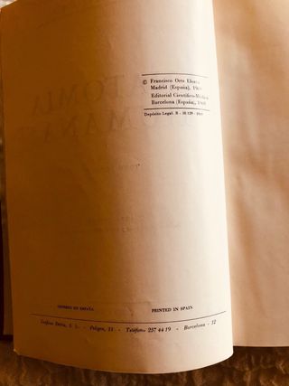 Libro de Anatomia. Orts Llorca
