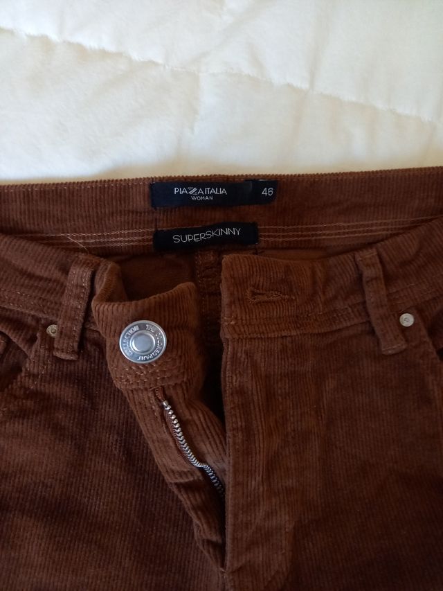 Pantaloni donna velluto