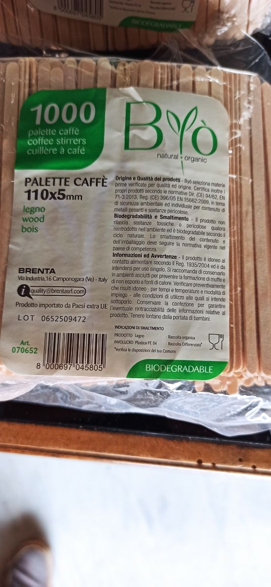 Palette per caffè Byo