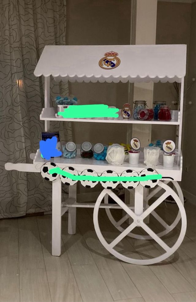 Carro madera decoracion de madera