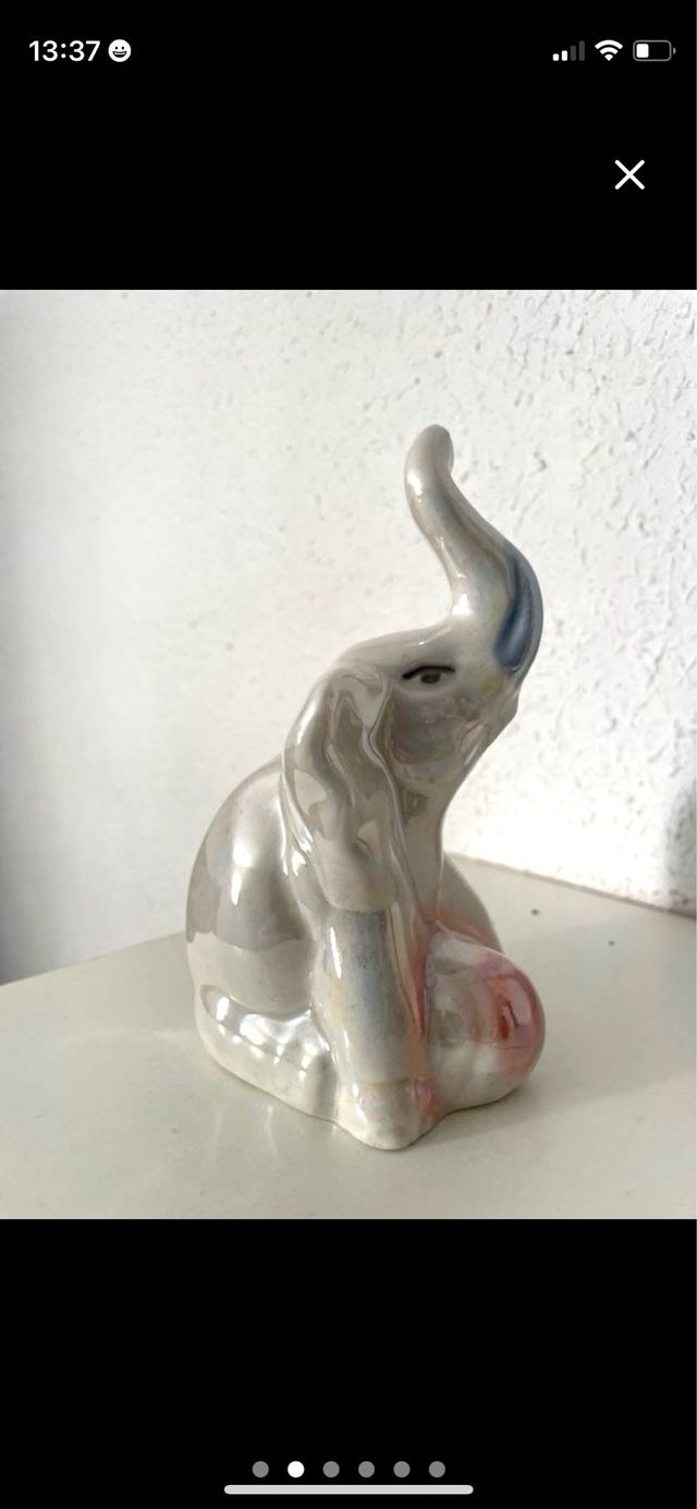 Figura decoración elefante
