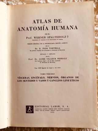 Atlas de Anatomia. Spaltejolz