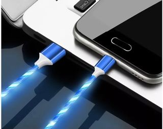 Pack 3 Cabos USB para type c iluminados