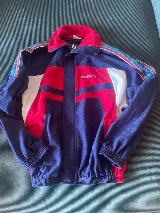 Sudadera adidas retro vintage y2k tipo bomber