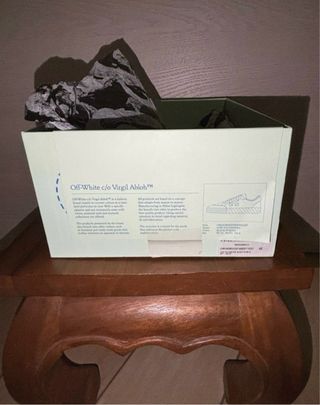 Off-white vulcanized low black purple