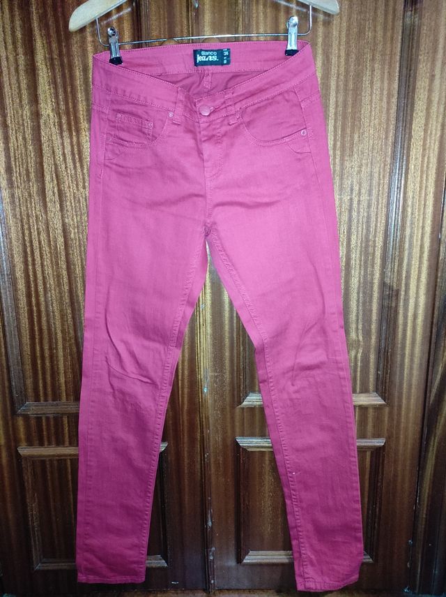 Vaqueros rojos Blanco