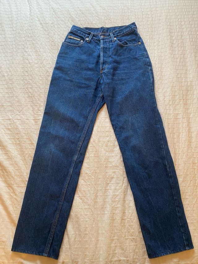 Jeans vaqueros de tiro alto