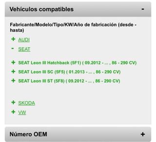 Cremallera de direccion audi RS3 2017-2020 400cv
