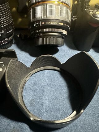 camara nikon d60+dos ojetivos, cargador y bolsa