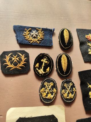 Lote de +50 parche tela militar españa marina