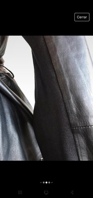 Blusa/chaqueta cuero negra SET