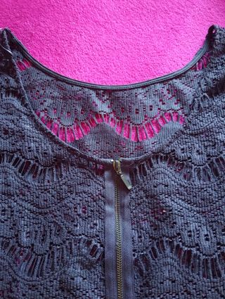 Camisa top encaje Zara