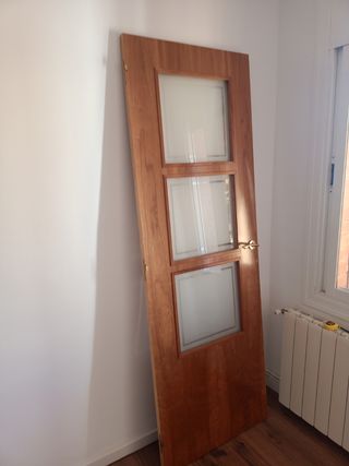Puerta madera cocina sin marco