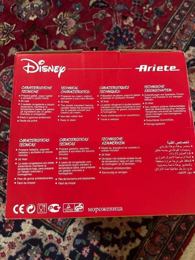 Gelatiera Disney ariete
