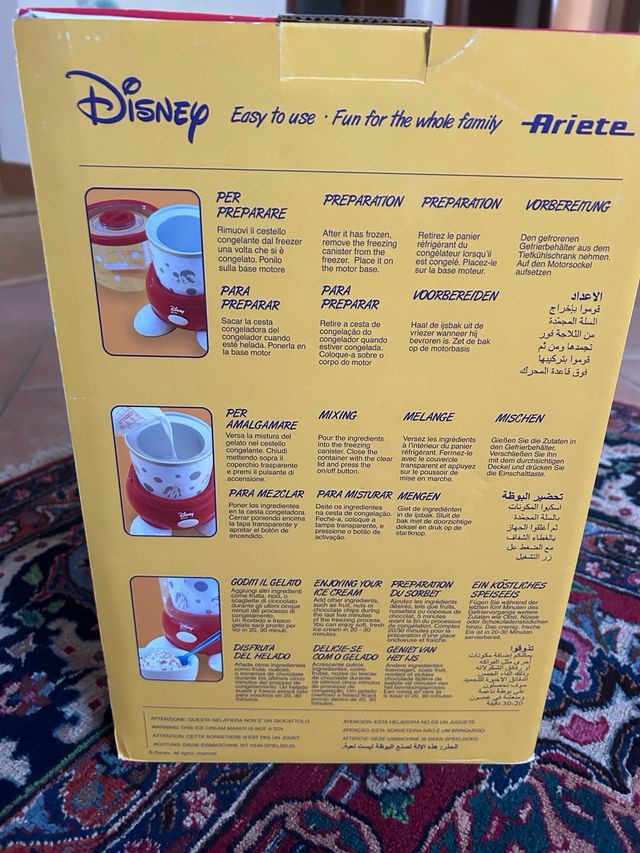 Gelatiera Disney ariete