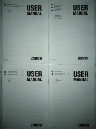 Manual de usuario Horno Zanussi ZOB131X