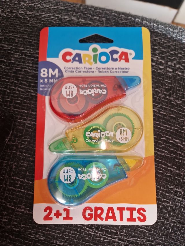 Cinta correctora carioca tipex