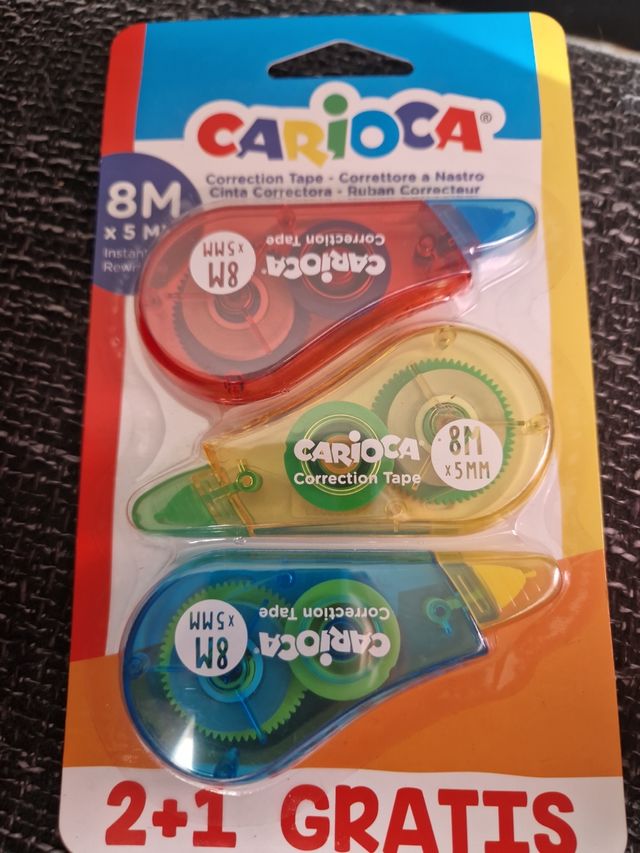 Cinta correctora carioca tipex