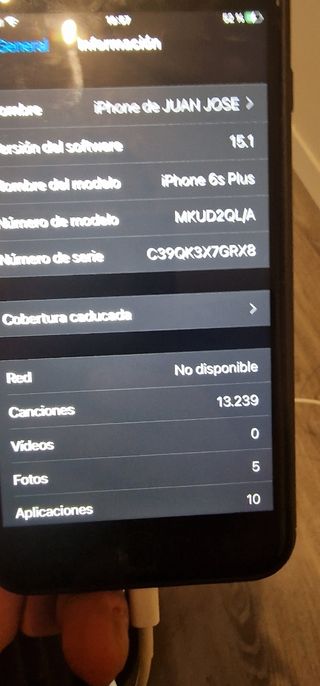 Iphone 6S plus  128gb impoluto