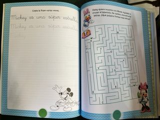 Cuaderno actividades escritura Infantil