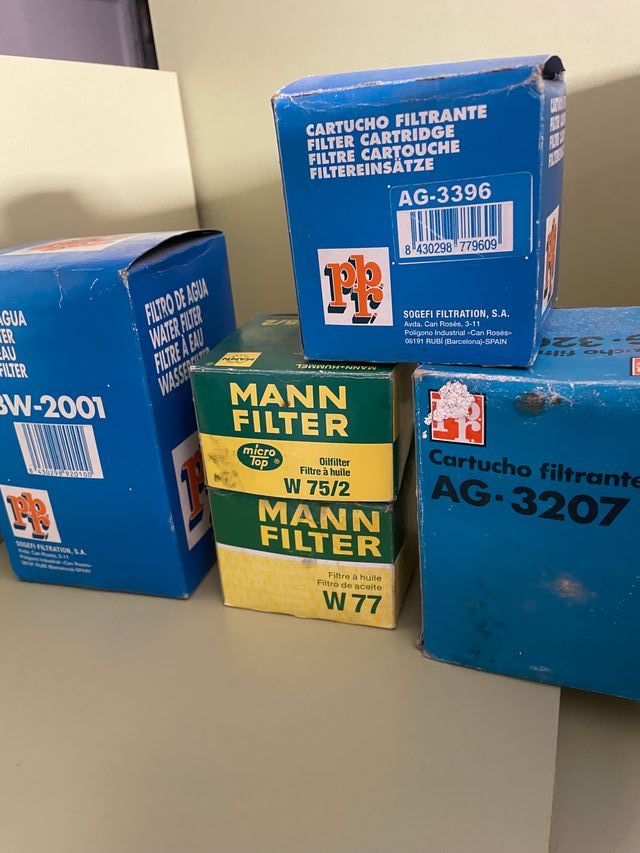 Filtros coches viejos.