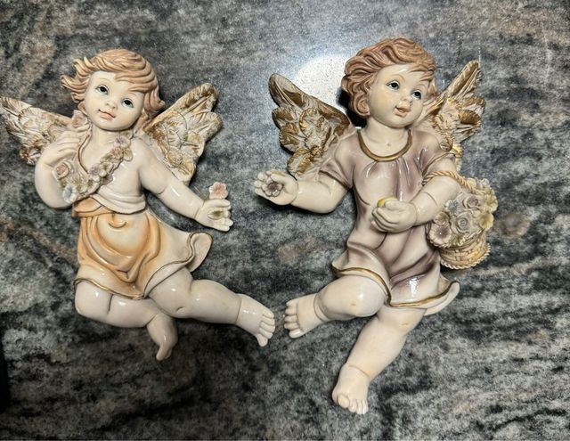 Angelitos de colgar antiguos